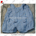 Washed Eyelet Child overalls Blue hot shorts